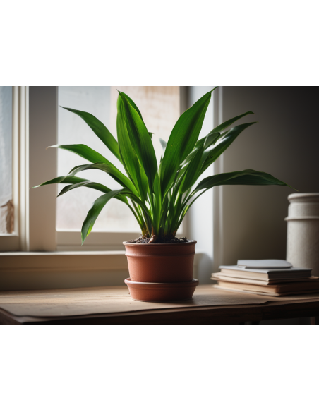 1 Green Aspidistra plant - 2 to 4 leaf plants - Shade and house plants THE KING OF PLANTS