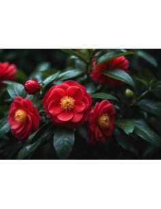1 Camellia Red Japonica...