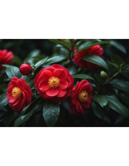 1 Camellia Red Japonica sapling / The flower that extends the life of the skin / Live tree for sale
